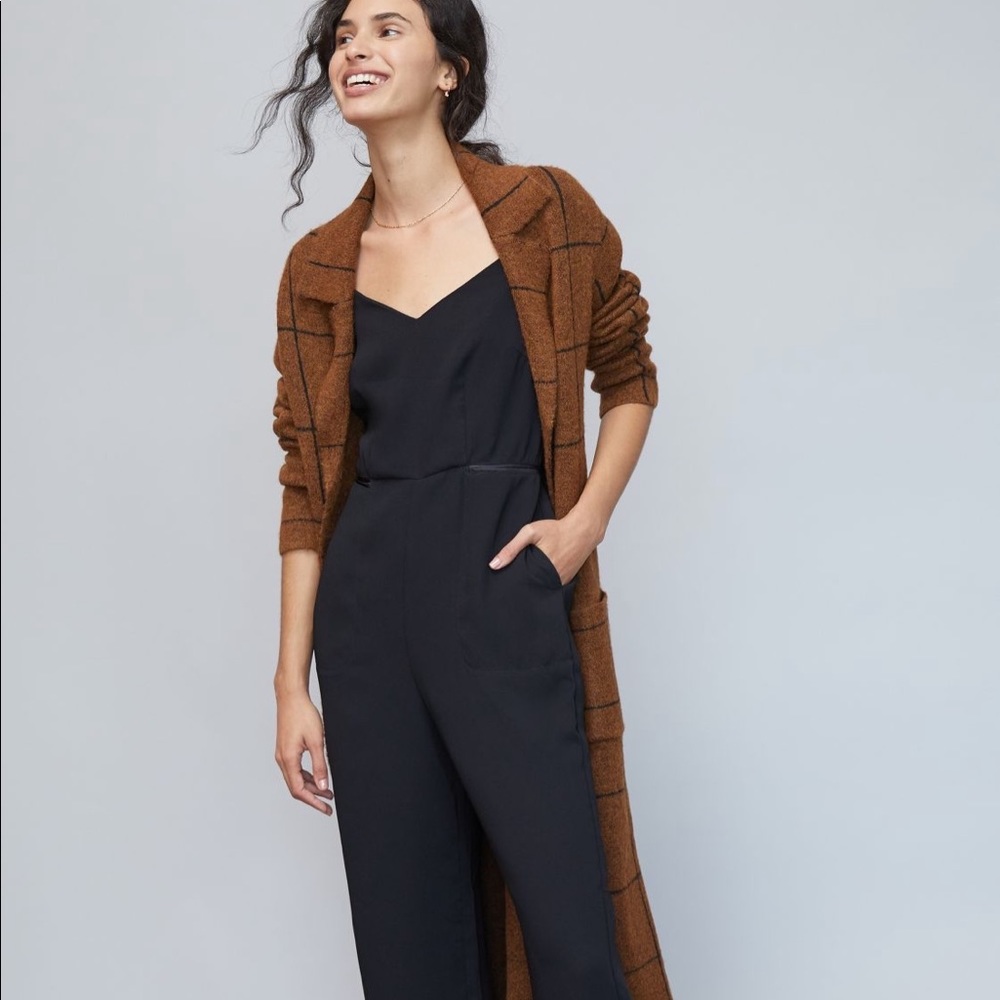 Maeve Magdalena black classic jumpsuit NWT